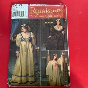 Renaissance costume pattern
